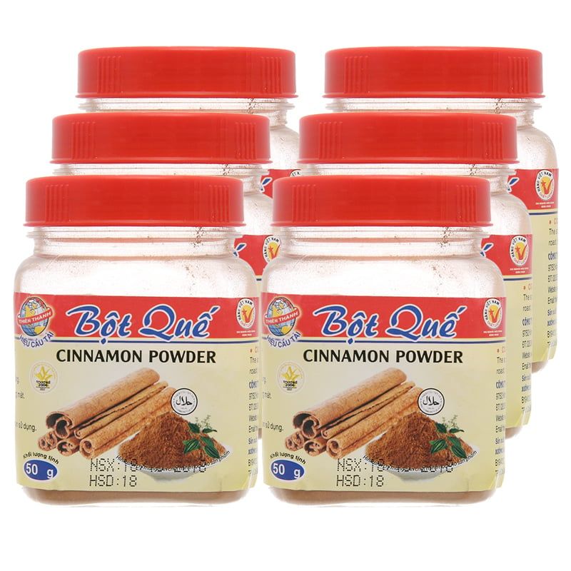  Bột quế Thiên Thành lốc 6 hũ x 50g 