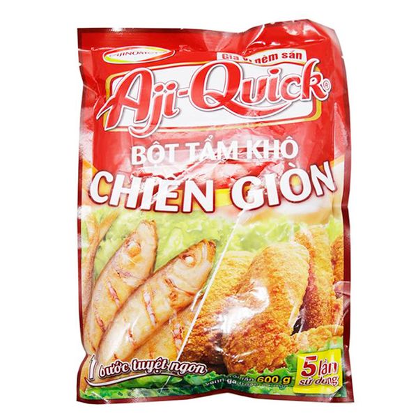  Bột tẩm khô chiên giòn Aji Quick Ajinomoto gói 210 g 