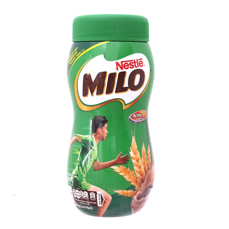  Thức uống từ mầm lúa mạch Milo Nestlé 2 hũ x 400g + Tặng sữa đặc 