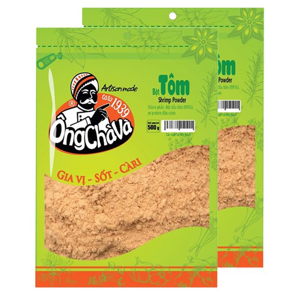  Bột tôm Ông Chà Và bộ 2 gói x 500 g 