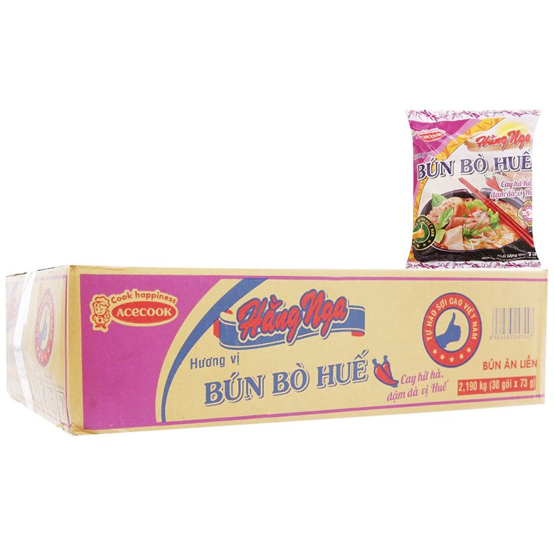  Bún bò huế Hằng Nga Acecook gói 73g 