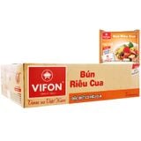  Bún riêu cua Vifon có gói riêu cua thật thùng 30 gói x 80g 