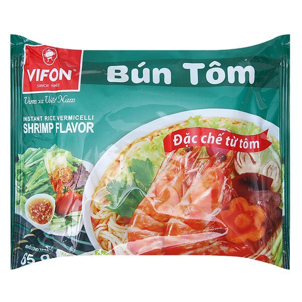  Bún tôm ăn liền Vifon gói 65g 