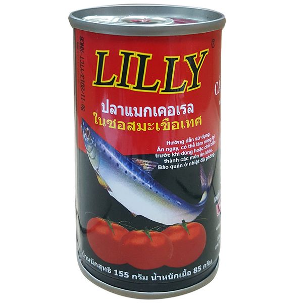  Cá nục sốt cà Lilly hộp 155g 