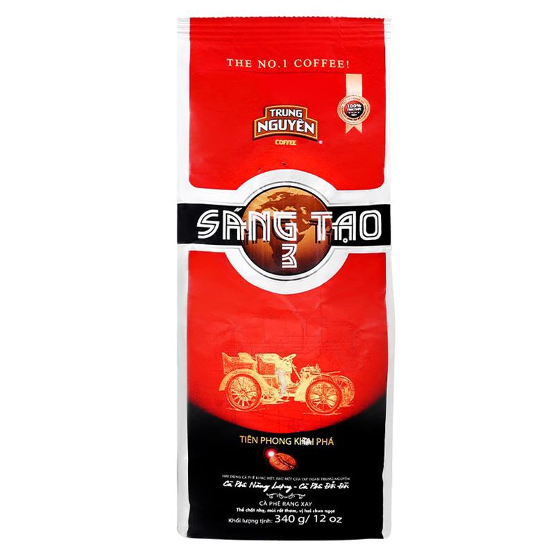  Cà phê rang xay pha phin Trung Nguyên sáng tạo 3 bộ 2 gói x 340g 