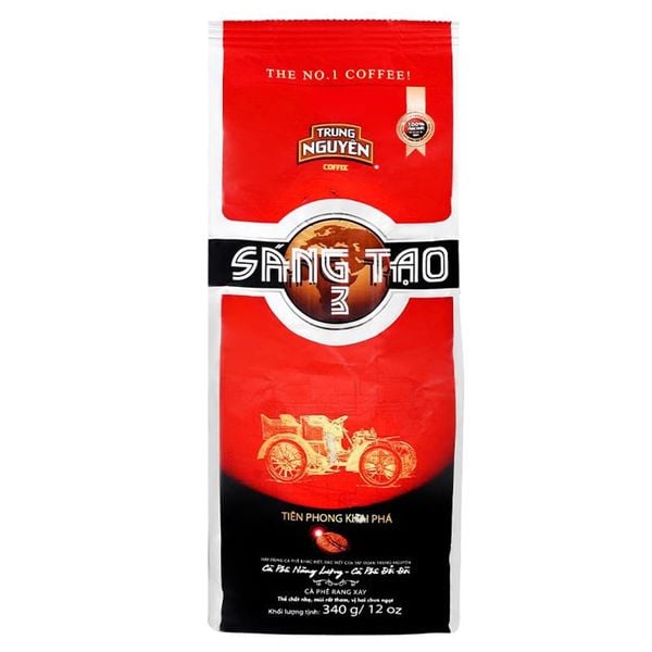  Cà phê rang xay pha phin Trung Nguyên sáng tạo 3 gói 340g 