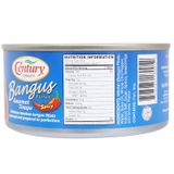  Cá măng sữa vị xông khói Bangus Century hộp 184g 