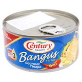  Cá măng sữa vị xông khói Bangus Century hộp 184g 