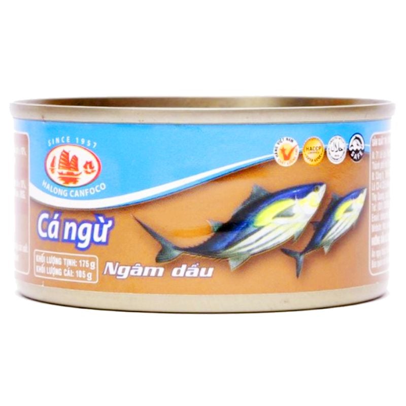 Cá ngừ ngâm dầu Hạ Long hộp 105g 