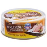  Cá ngừ ngâm dầu xắt khúc Sea Crown hộp 140g 