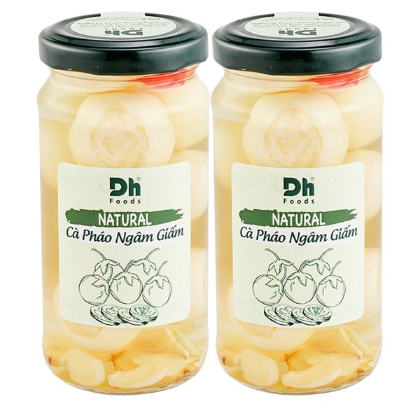  Cà pháo ngâm giấm DH Foods natural bộ 2 hũ x 220g 