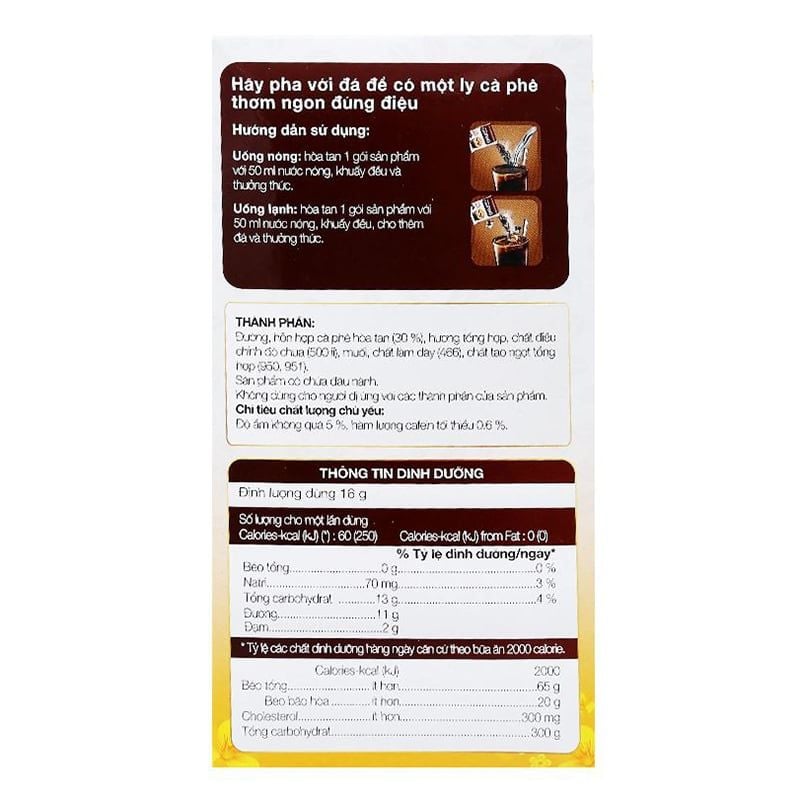  Cà phê đen đá Café Phố MacCoffee bộ 3 hộp x 240g 