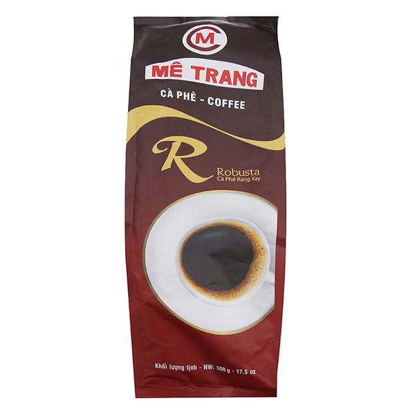  Cà phê Mê Trang Robusta gói 500g 