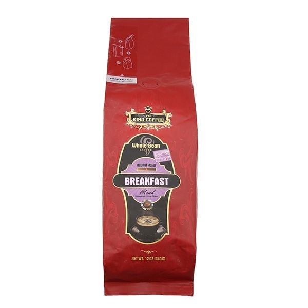  Cà phê nguyên hạt King Coffee Breakfast gói 340g 