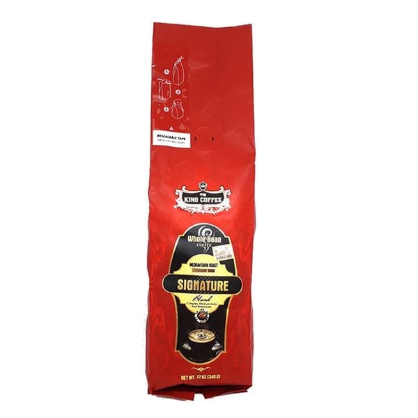  Cà phê nguyên hạt King Coffee Signature Blend gói 340g 