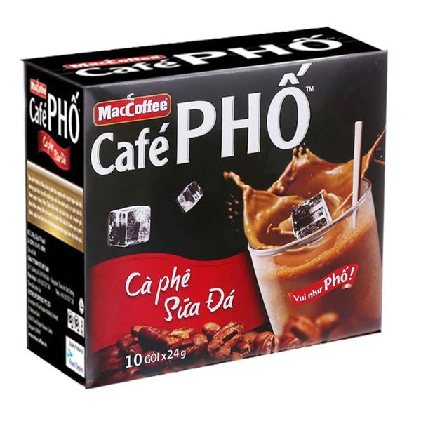  Cà phê sữa đá Café Phố MacCoffee hộp 240g 