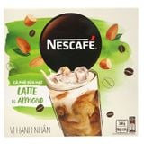  Cà phê sữa hạt Latte NesCafé vị hạnh nhân 10 gói x 24g hộp 240g 
