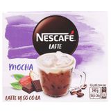  Cà phê sữa hòa tan NesCafé Latte vị sô cô la 10 gói x 24g hộp 240g 
