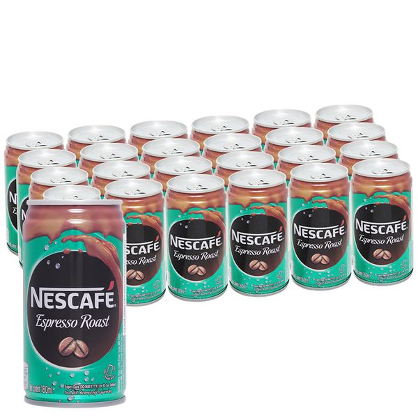  Cà phê sữa NesCafé Espresso Roast thùng 30 lon x 180ml 