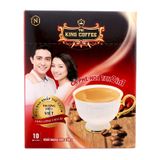  Cà phê sữa TNI King Coffee 3 trong 1 10 gói x 16g hộp 160 g 