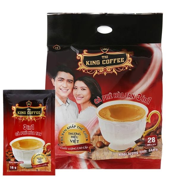  Cà phê sữa TNI King Coffee 3 trong 1 28 gói x 16g gói 448 g 