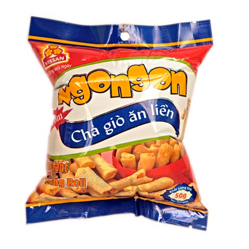  Chả giò ăn liền Vissan Ngon Ngon thùng 40 gói x 50gr 