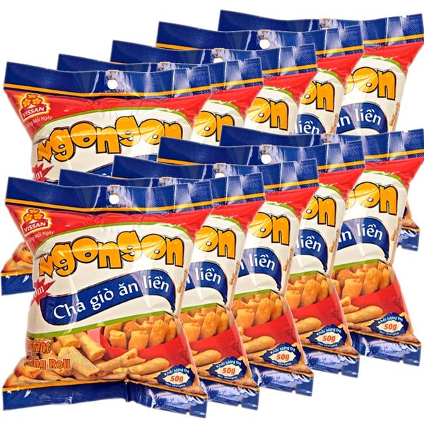  Chả giò ăn liền Vissan Ngon Ngon lốc 10 gói x 50gr 