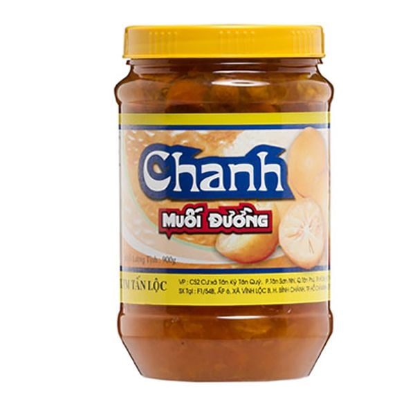  Chanh muối đường Tấn Lộc hũ 580 g 