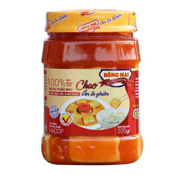  Chao Bông Mai hũ nhựa 370 g 