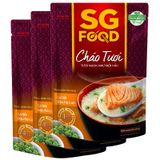  Cháo tươi Sài Gòn Food cá hồi đậu Hà Lan gói 240g 