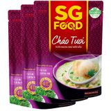  Cháo tươi Sài Gòn Food vị cá lóc cải bó xôi gói 240g 