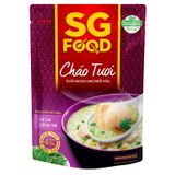  Cháo tươi Sài Gòn Food vị cá lóc cải bó xôi bộ 3 gói x 240g 