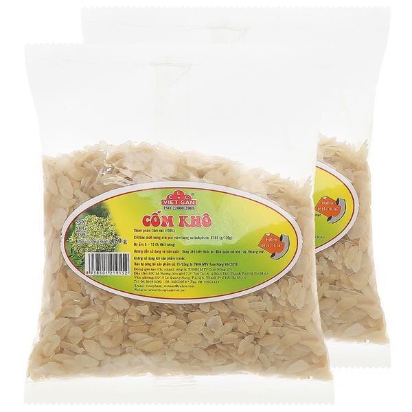  Cốm dẹp Việt San bộ 2 gói x 150g 