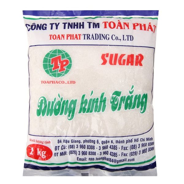  Đường kính trắng Toàn Phát gói 1kg 