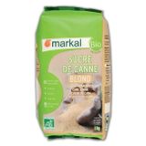  Đường mía thô hữu cơ hạt nhỏ Markal gói 1kg 