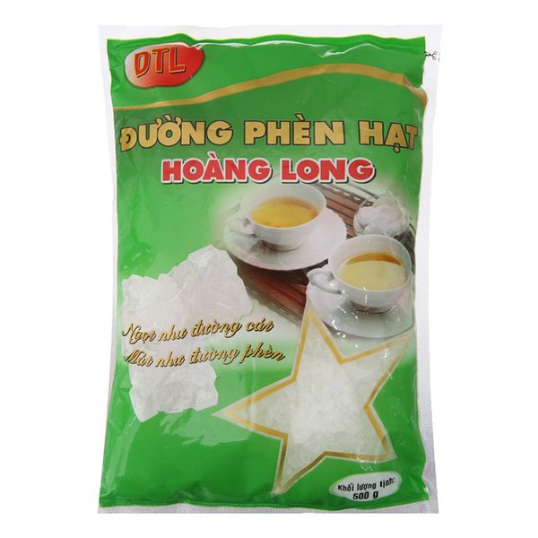  Đường phèn hạt nhỏ Hoàng Long gói 500g 