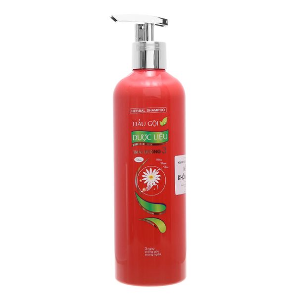  Dầu gội dược liệu Thái Dương 3 sạch gàu 600ml 