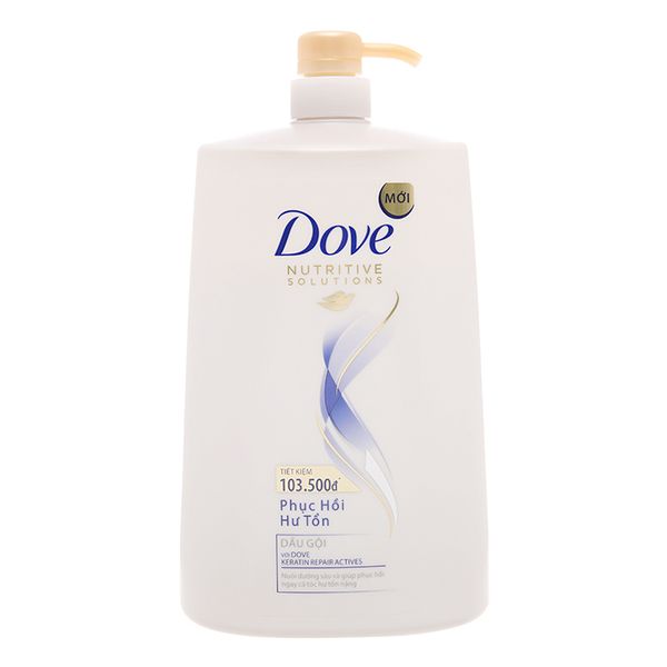  Dầu gội Dove phục hồi hư tổn chai 1.4kg 