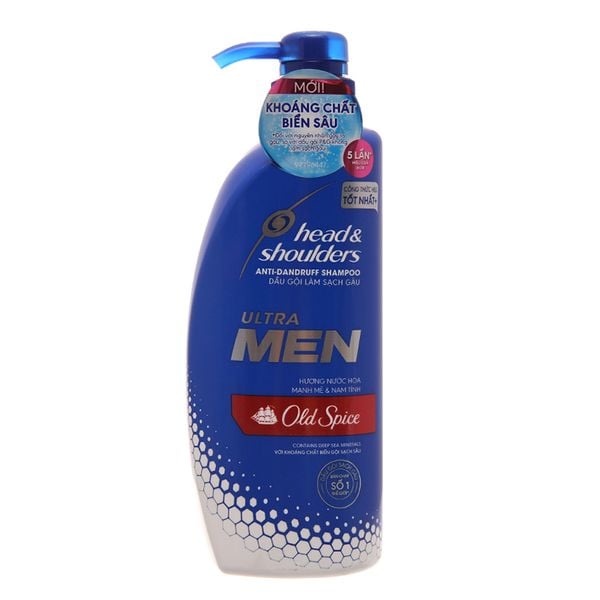  Dầu gội Head & Shoulder Men sạch gàu hương nước hoa chai 550ml 