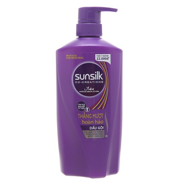  Dầu gội Sunsilk thẳng mượt hoàn hảo chai 650g 