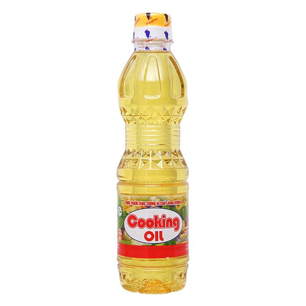  Dầu thực vật Nakydaco Cooking oil chai 400ml 