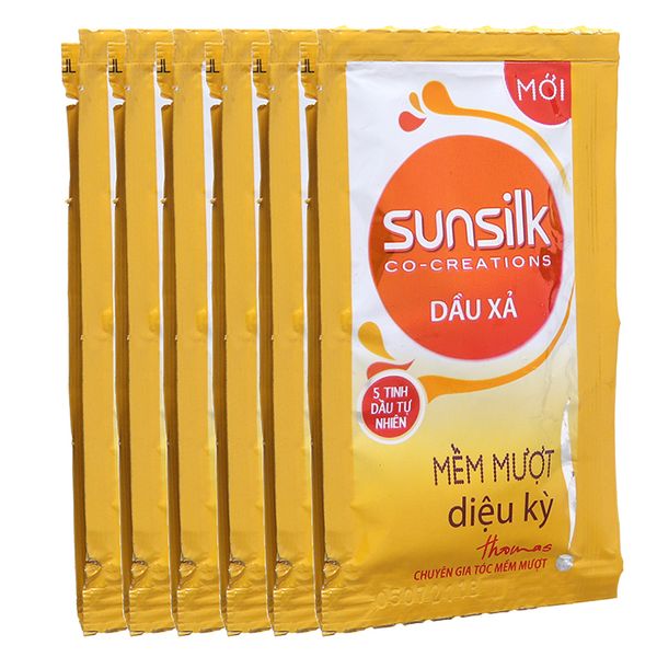  Dầu xả Sunsilk mềm mượt diệu kì 6g x 10 gói 