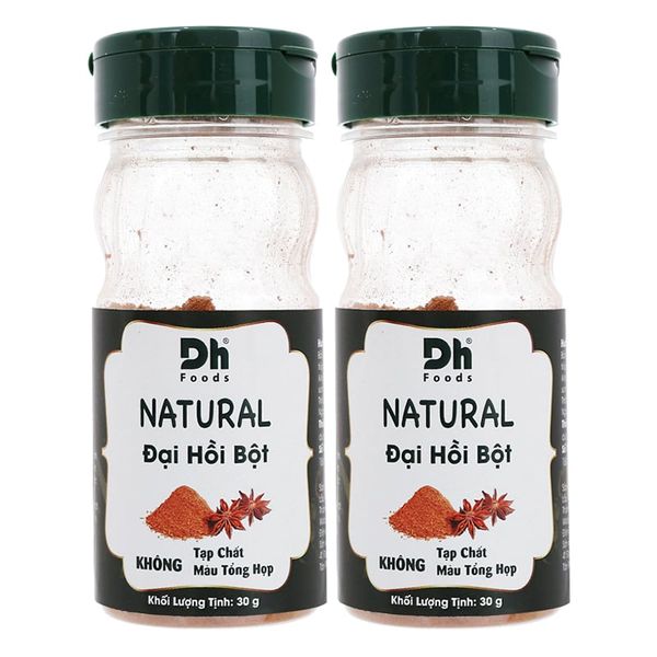  Đại hồi bột Dh Foods Natural bộ 2 hũ x 30g 