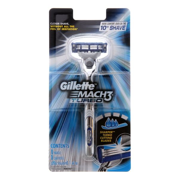  Dao cạo râu 3 lưỡi Gillette Mach 3 Turbo 