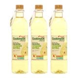  Dầu ăn Tường An Cooking Oil Nutri Plus bộ 3 chai x 1 lít 