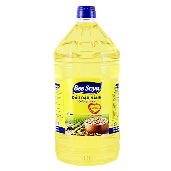  Dầu đậu nành Bee Soya Nakydaco chai 2 lít 