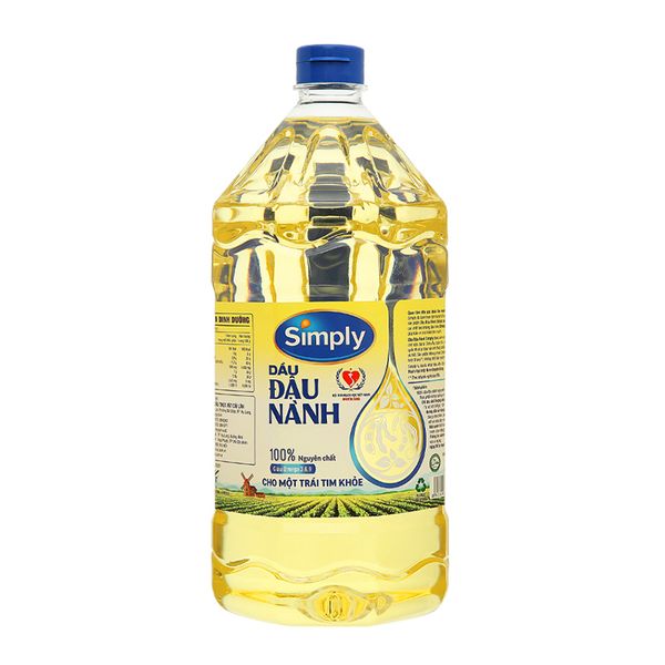  Dầu đậu nành Simply chai 2 lít 