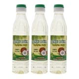  Dầu dừa 100% nguyên chất Tường An bộ 3 chai x 400ml 