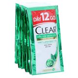  Dầu gội Clear mát lạnh bạc hà sạch gàu ngứa vi khuẩn chai 630 g 