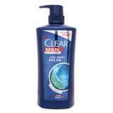  Dầu gội Clear Men sạch gàu bạc hà chai 340g 